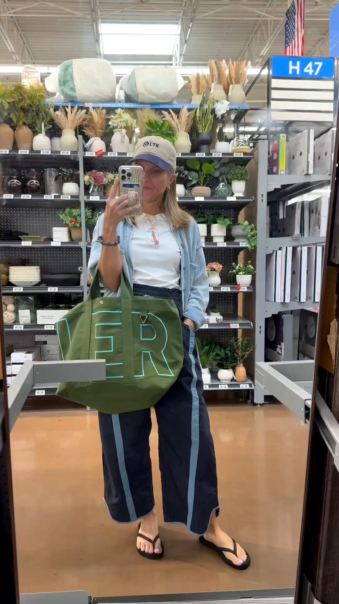 Early @Walmart run this Saturday. Wearing the best little throw on and go pants. And my bag is 20% off today

#LTKgrwm #LTKootd #LTKOver40