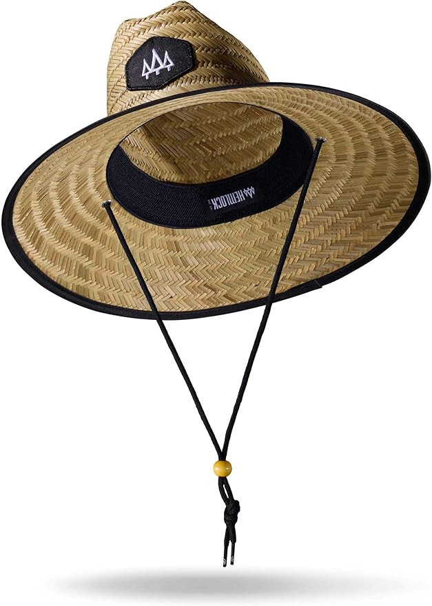 Straw Hat for Men & Women | Lifeguard Hat, Beach Hat & Sun Hat | UPF 50+ Wide Brim for Sun Protec... | Amazon (US)