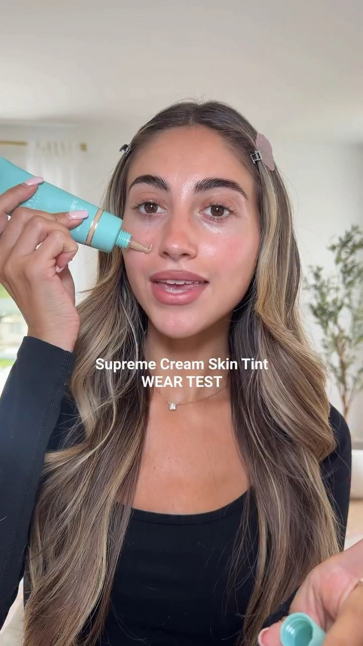 an all day wear test of the @westmorebeauty Supreme Creme Skin Tint!!!🤍 it definitely passed the test this is perfect for the summer✨ #makeup #weartest #dayinmylife #makeuptest