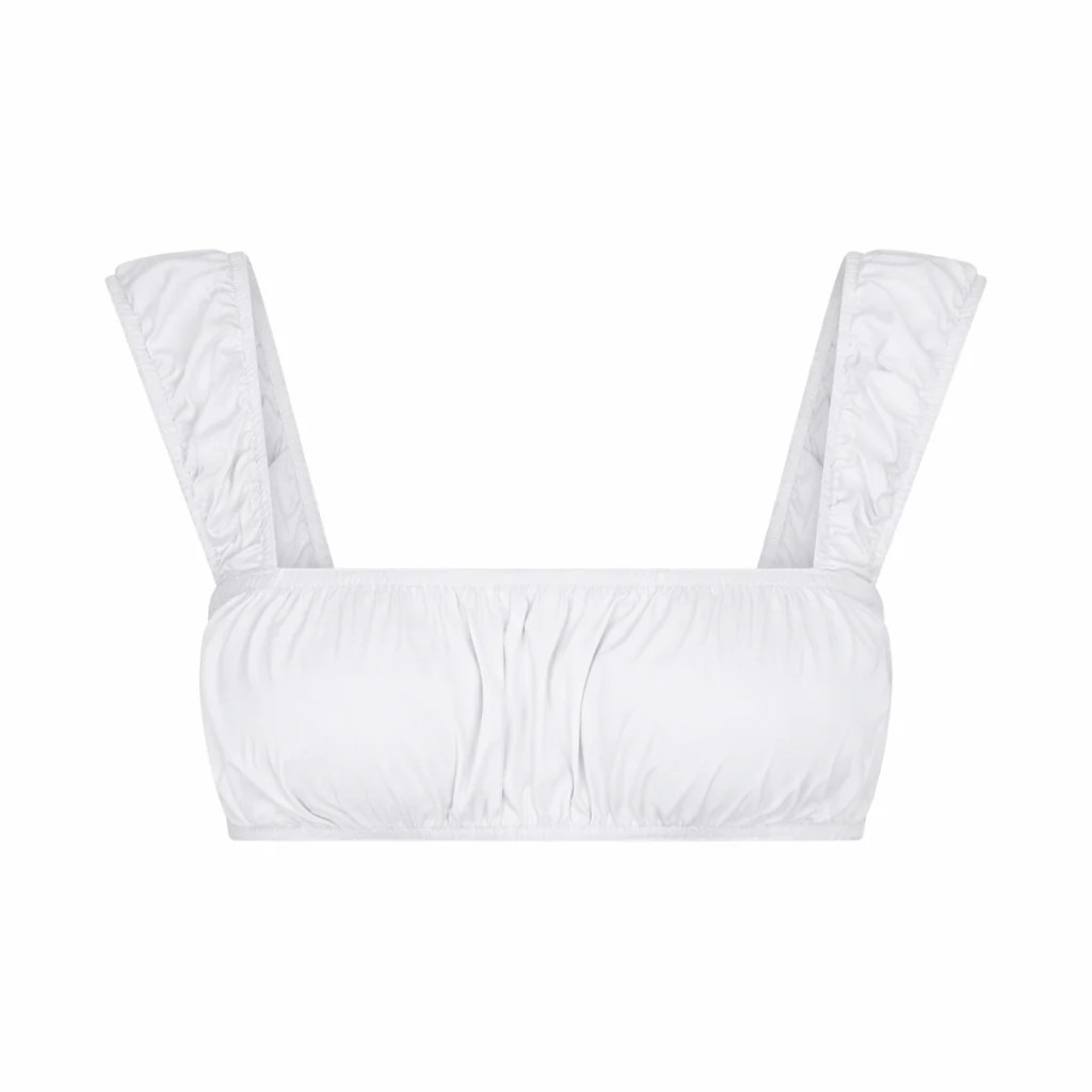POPLIN APPAREL BRALETTE | SNOW | SKIMS | SKIMS (US)