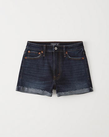 High Rise Denim Shorts | Abercrombie & Fitch US & UK
