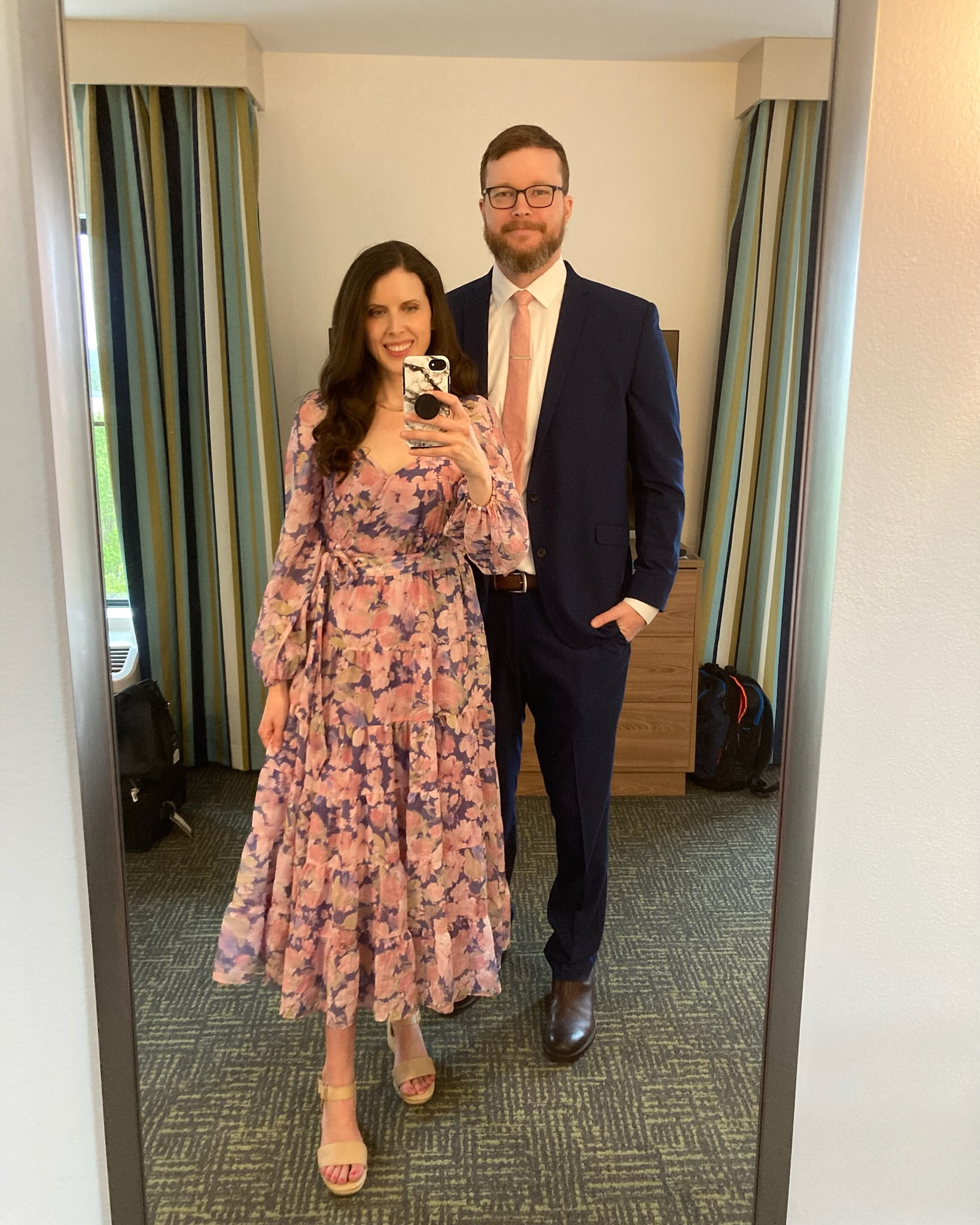 Wore this pretty Astr the label dress to an outdoor afternoon wedding over the weekend. I love the colors of the floral print. Size up one size I’m wearing a size small. 🌸

Floral dress
Summer dress
Spring dress 
Spring family photos 
Dress era
Long sleeve dress
Statement dress
Pretty dress 
Graduation dress
Midi dress 
Maxi dress 
Church dress
Pink dress 
Wedding guest dress 
Wedding guests #LTKwedding #LTKparties

#LTKSeasonal