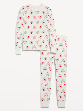 Printed Snug-Fit Graphic Pajama Set for Girls | Old Navy (US)