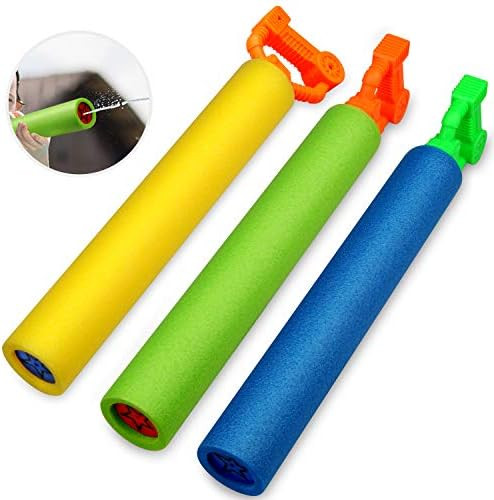 Betheaces Water Guns Toys for Kids, 3Pack Foam Water Blaster Shooter Summer Fun Outdoor Swimming ... | Amazon (US)
