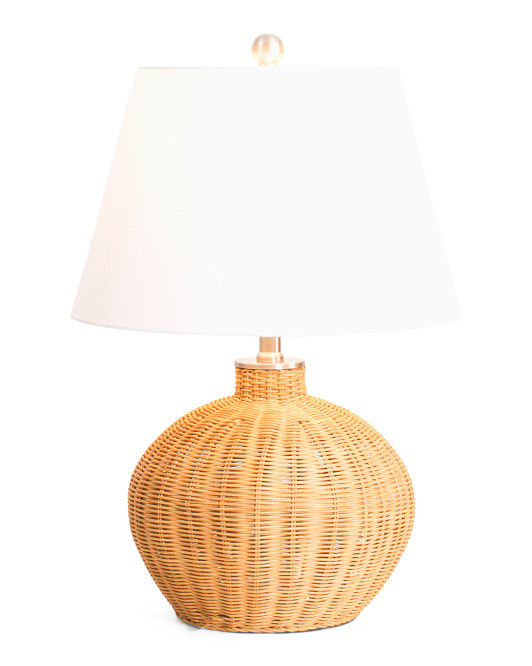 22in Juana Rattan Table Lamp | Bedroom | Marshalls | Marshalls
