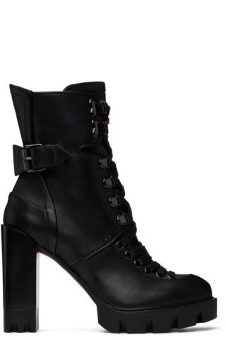 Black Macademia Ankle Boots | SSENSE