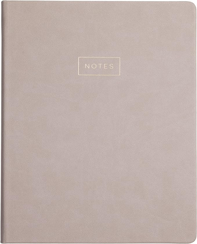 Eccolo Large Lined Journal Notebook, Grained Hardbound Cover, Writing Journal, 256 Ruled Cream Pa... | Amazon (US)