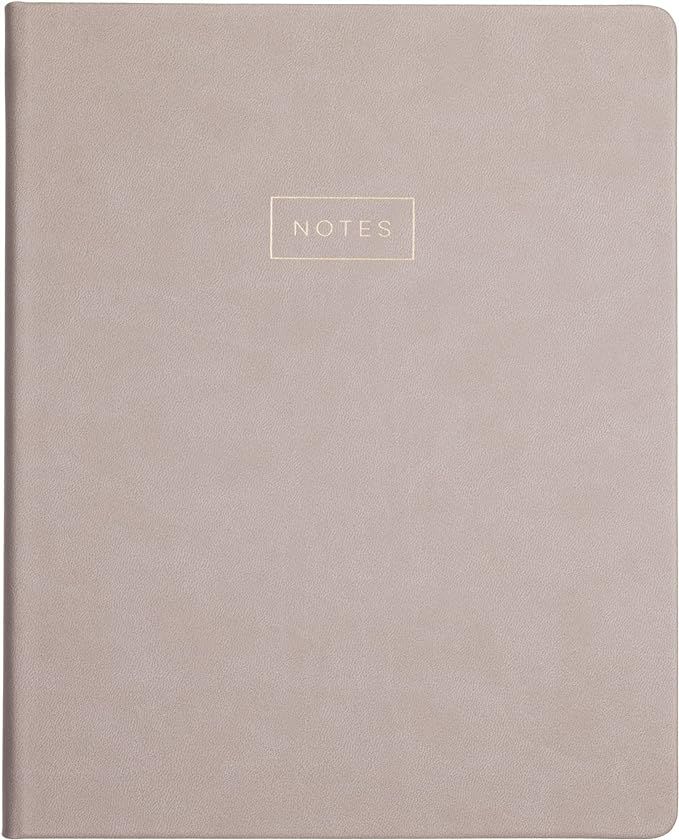 Eccolo Large Lined Journal Notebook, Grained Hardbound Cover, Writing Journal, 256 Ruled Cream Pa... | Amazon (US)