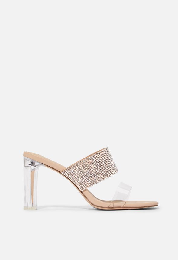 Sidewalk Slayer Clear Heeled Sandal | JustFab