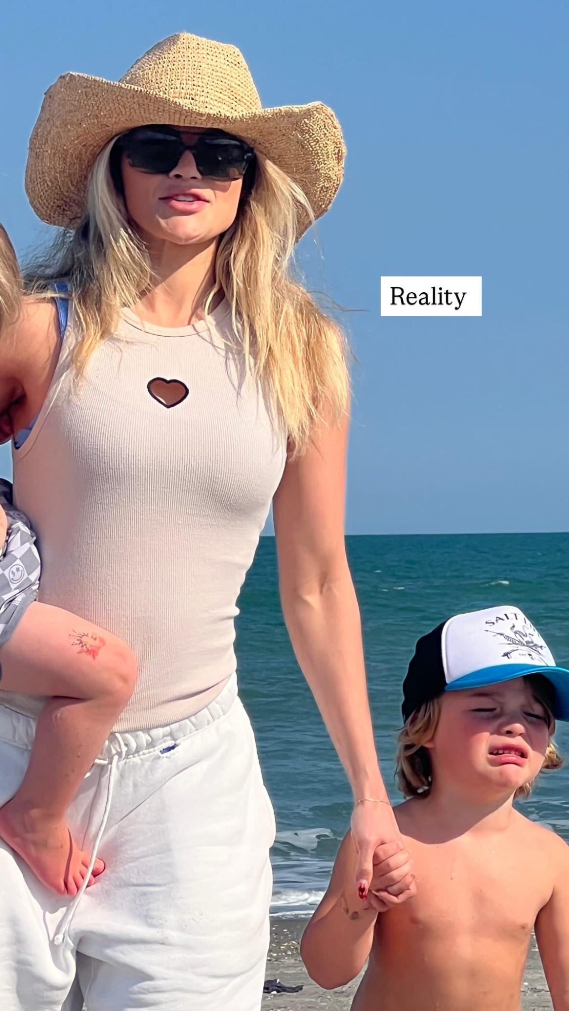 The reality of a beach day with kids! 

kids | beach day | spring fashion 