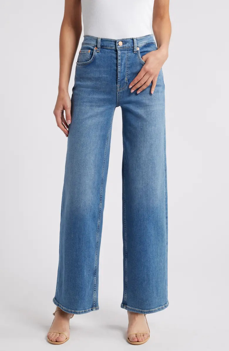Getty High Waist Wide Leg Jeans | Nordstrom