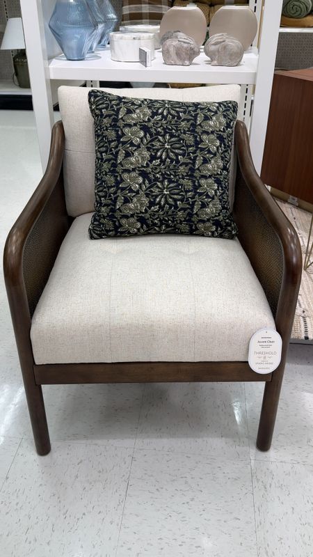 This dark colored cane accent chair with cream cushions is so beautiful in person, it’s hard to believe it’s from a discount store! Paired with the matching ottoman it’s perfection! 



#LTKhome