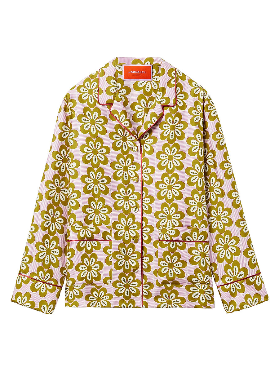 Women's Pajama Shirt - Caper Pink - Size XS | Saks Fifth Avenue