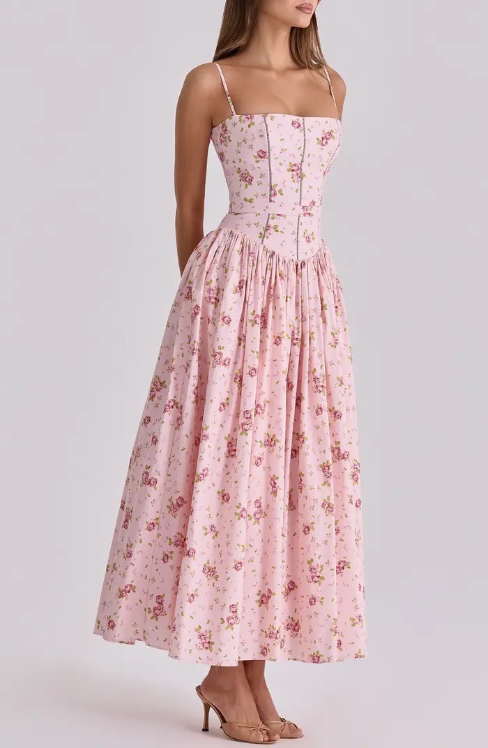 HOUSE OF CB Ysabella Floral Maxi Sundress | Nordstrom | Nordstrom