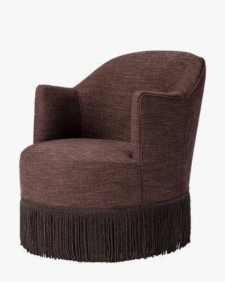 Ramsey Fringe Swivel Chair Laughlin Plum | McGee & Co. (US)