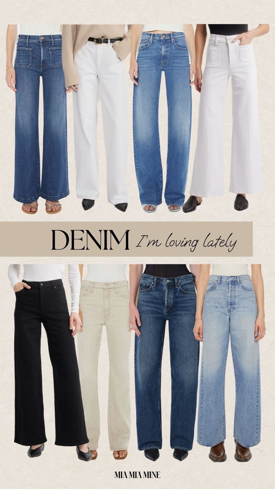 Winter denim I’m loving lately!
Frame wide leg jeans, flared jeans and barrel jeans


#LTKootd #LTKOver40 #LTKSeasonal