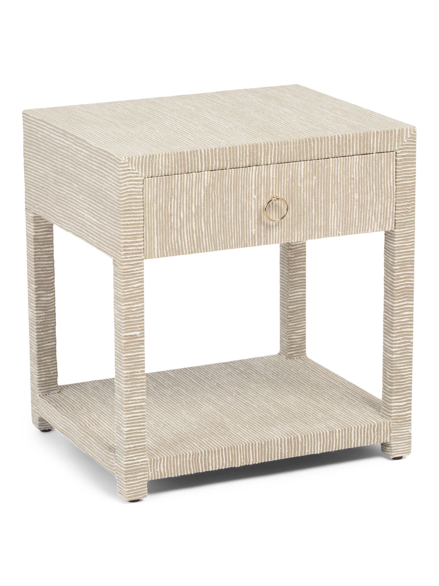 1 Drawer Raffia Table | TJ Maxx