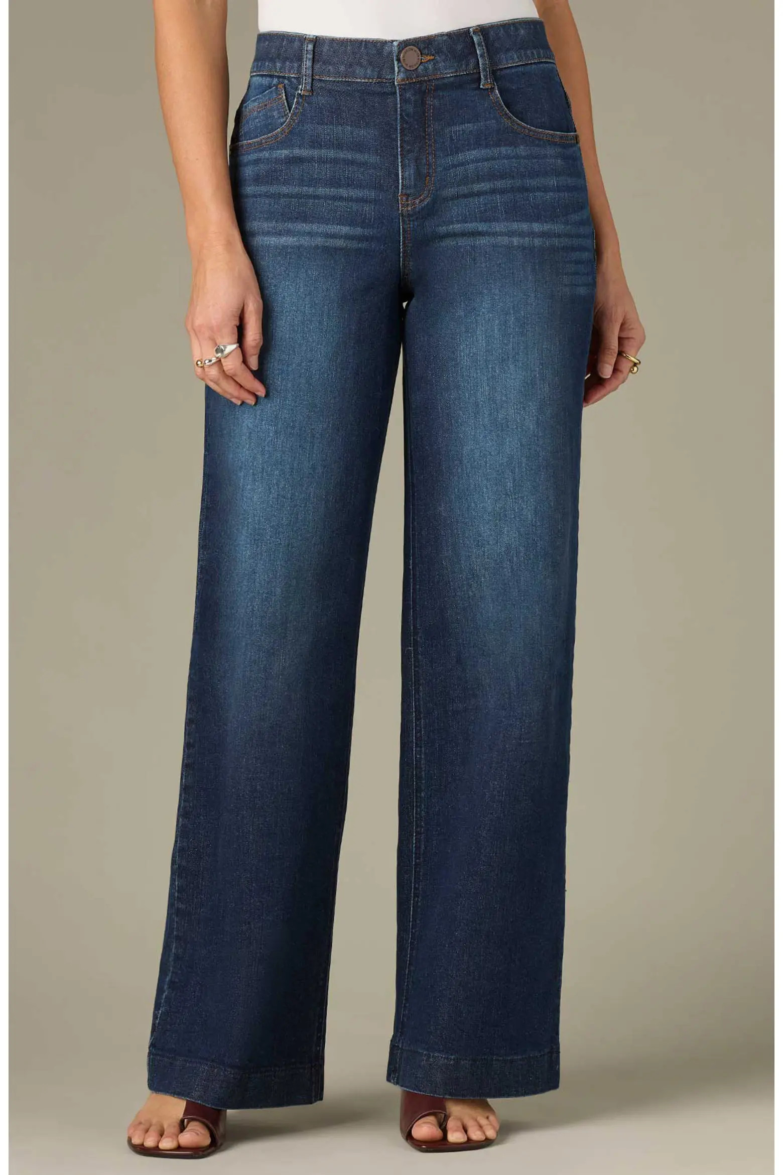 Wit & Wisdom Sam High Waist Wide Leg Jeans (Women) | Nordstrom | Nordstrom