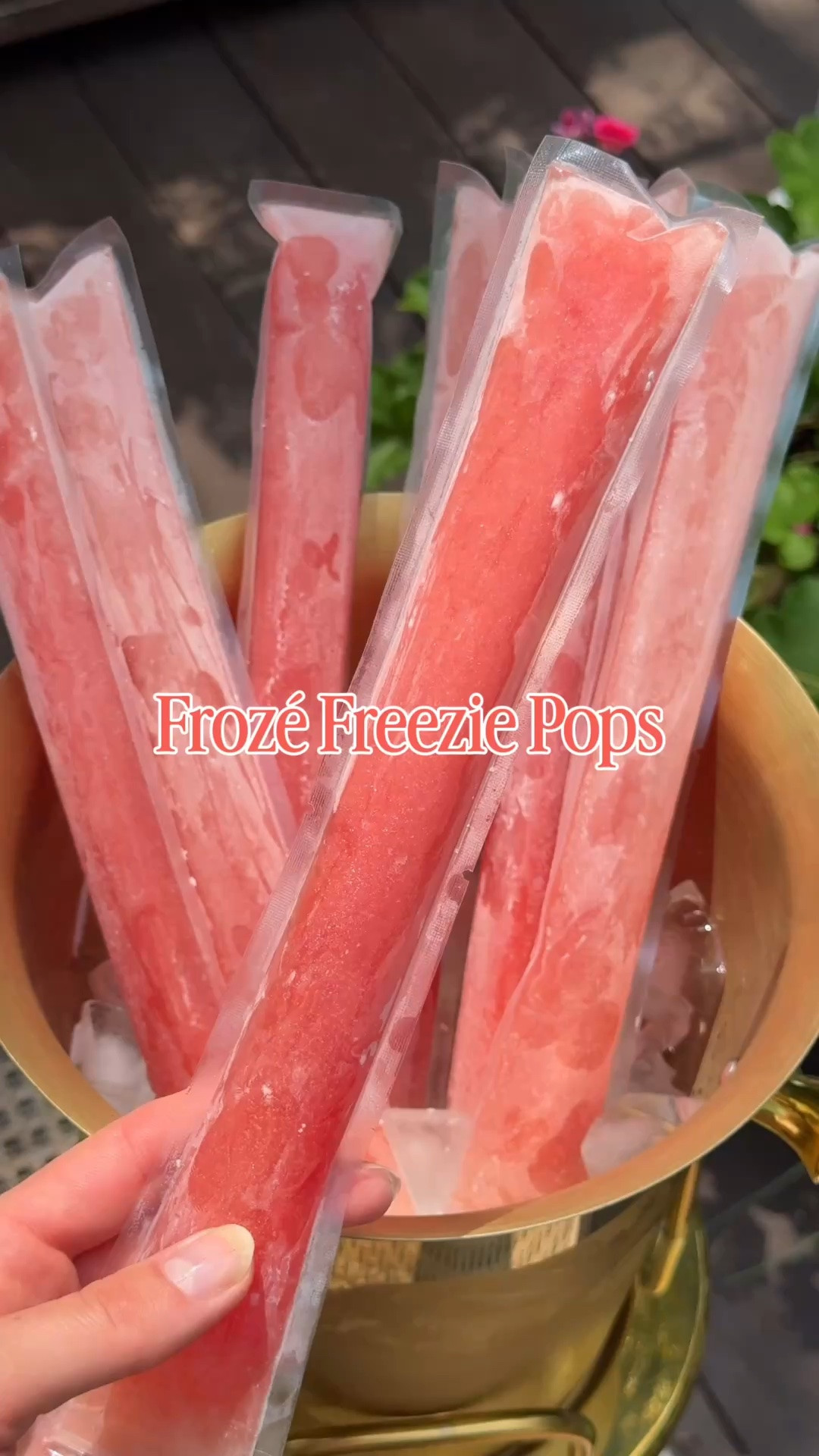 Frozé Freezie Pops 🥂🍉