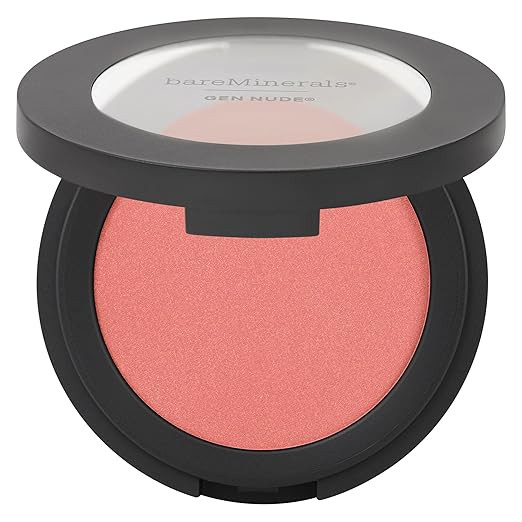 bareMinerals Gen Nude Powder Blush, Mineral-Based Pressed Blush Powder, All Day Wear, Buildable C... | Amazon (US)
