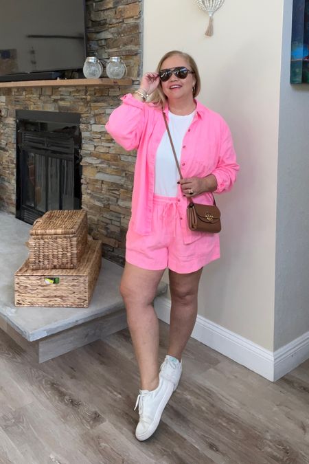 Lovely pink linen shorts and shirt from Target, white sneakers, and my favorite Tory Bruch wallet bag.
Ray-Ban sunglasses.

Follow my shop @Trendmeup-Eveline on the @shop.LTK app to shop this post and get my exclusive app-only content!

#liketkit 


Follow my shop @Trendmeup-Eveline on the @shop.LTK app to shop this post and get my exclusive app-only content!

#liketkit 


#LTKSale #LTKunder50 #LTKcurves #LTKstyletip #LTKitbag #LTKSeasonal #LTKunder100 #LTKtravel #LTKFind