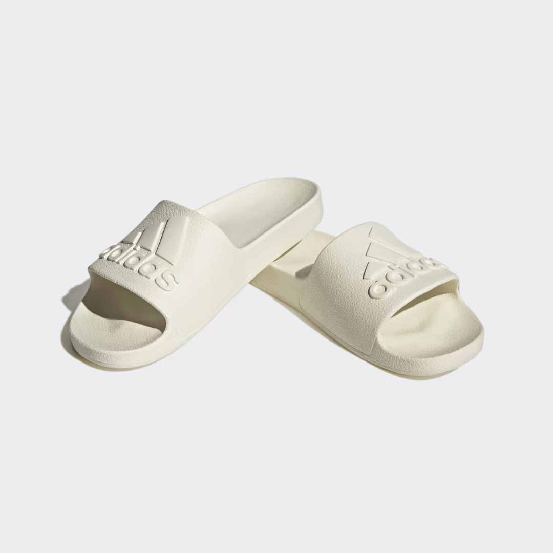 adidas Adilette Aqua Slides White M 11 / W 12 - Mens Originals Slides | adidas (US)