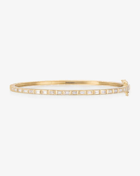 Baguette Bezel Bangle | Ring Concierge