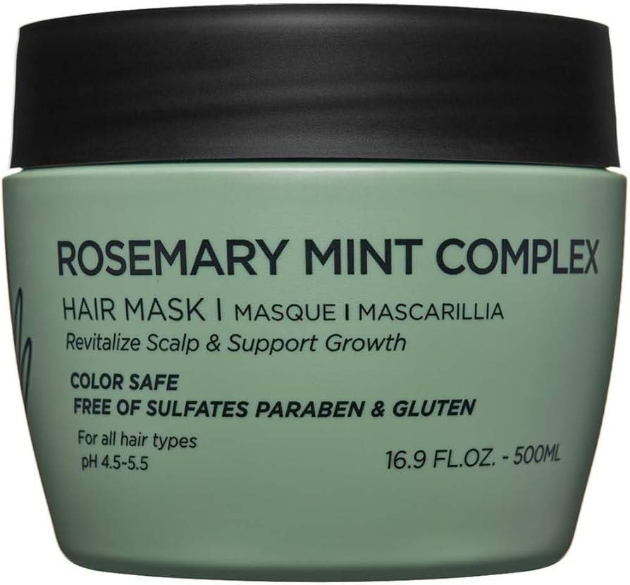 Luseta Rosemary Mint Hair Mask for Dry Damaged Hair Strengthening Hair Treatment for Thinning Hai... | Amazon (US)