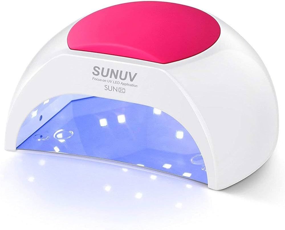 SUNUV SUN2C 48W UV Light for Nails,UV LED Nail Lamp with 4 Timer Settings,LED Nail Light Compatib... | Amazon (US)