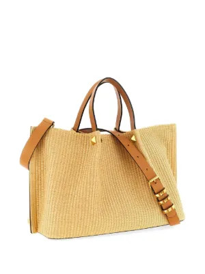Valentino Garavani floral-appliqué Logo Tote Bag | Neutrals | FARFETCH GE | Farfetch Global