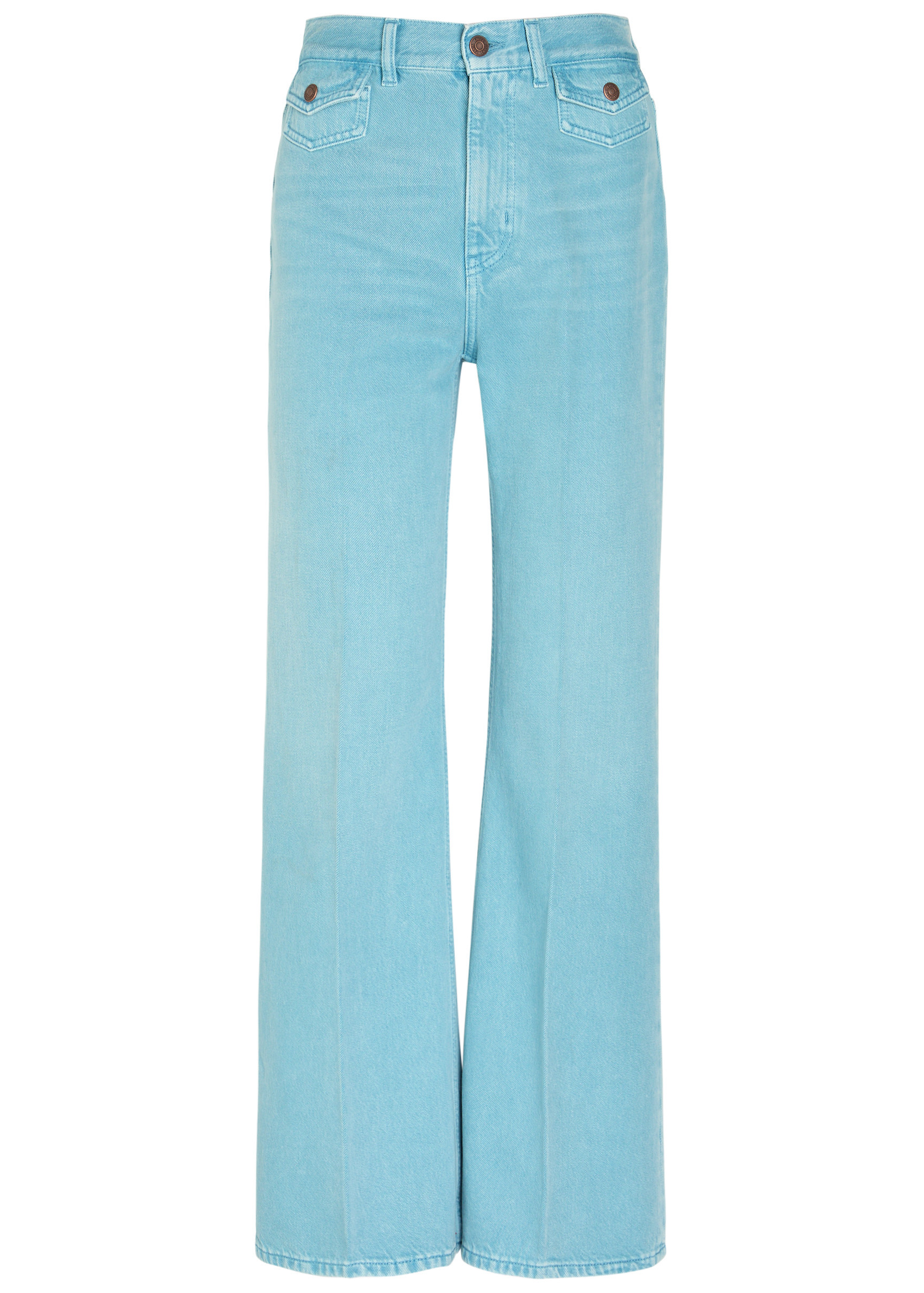 Embroidered straight-leg jeans | Harvey Nichols