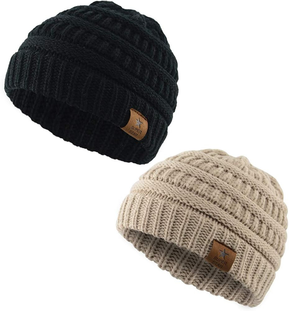 Century Star Baby Knit Hats Soft Warm Infant Toddler Beanie Cute Babies Hat Boys and Girls | Amazon (US)