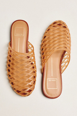 Dolce Vita Gina Woven Jelly Mules | Anthropologie (US)