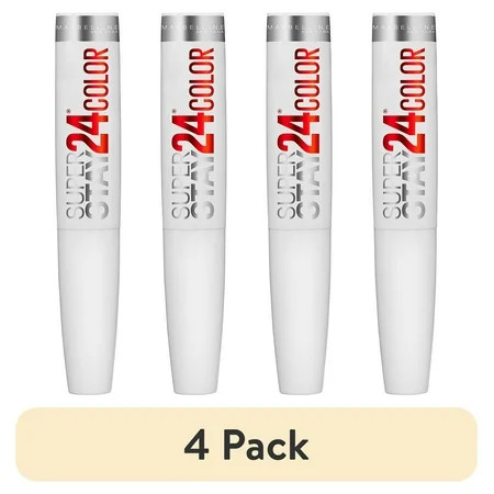 (4 pack) Maybelline SuperStay 24 2-Step Liquid Lipstick Makeup, Infinite Petal, 1 kit | Walmart (US)