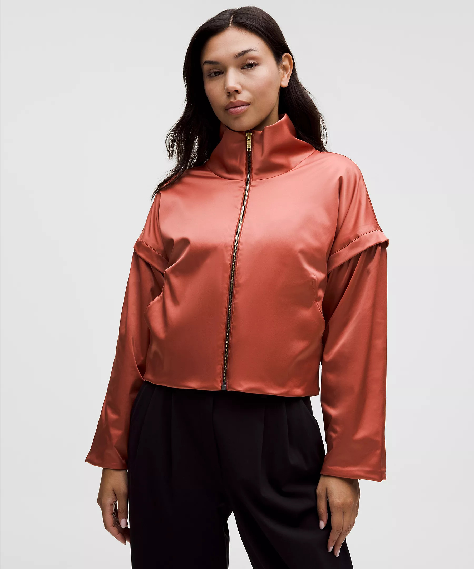 Lunar New Year Satin Balloon-Sleeve Jacket | Lululemon (US)