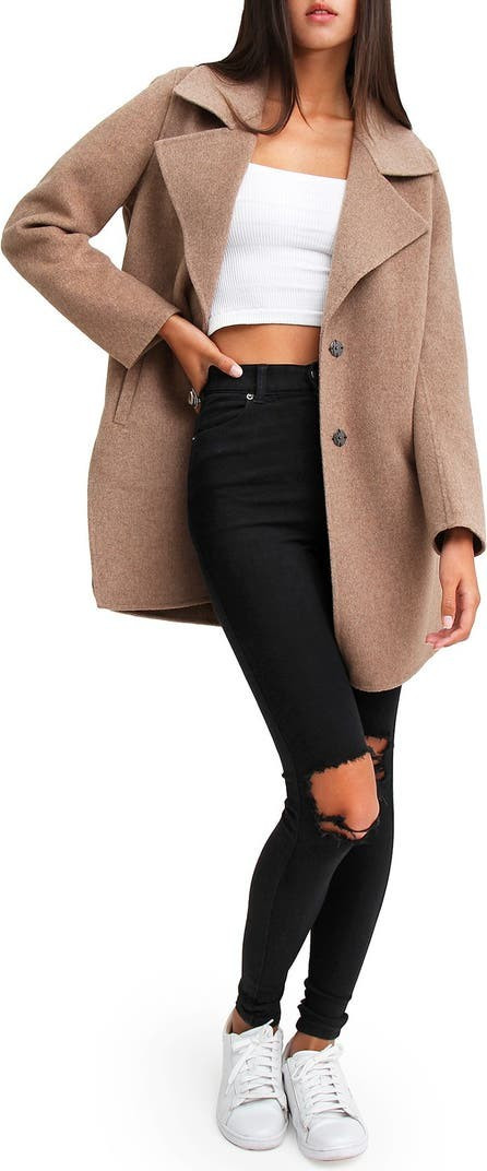 Ex-Boyfriend Wool Blend Oversized Jacket | Nordstromrack | Nordstrom Rack