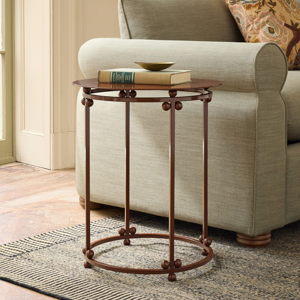 Pierce & Ward Deco Dot Side Table (18") | West Elm (US)