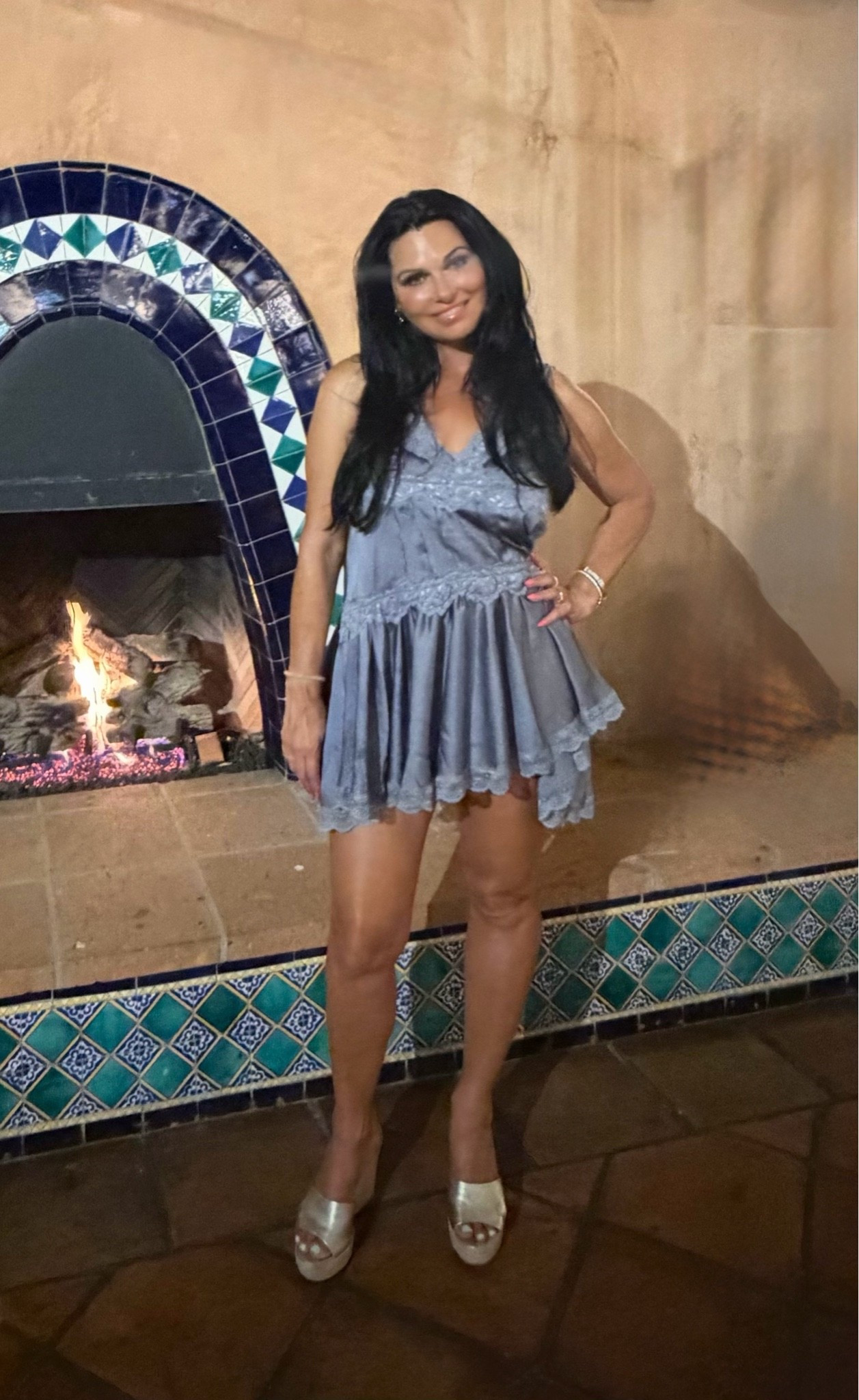 Summer Dresses! 

I just love the soft color of 
this silky mini dress from Free People.

I paired it with gold heels for a date night outfit but nude heels would be so cute too. 🤍

#dress 
#marneystidbits #minidress #datenightoutfits #wedges
#LTKootd #LTKSaleAlert

#LTKdayinmylife