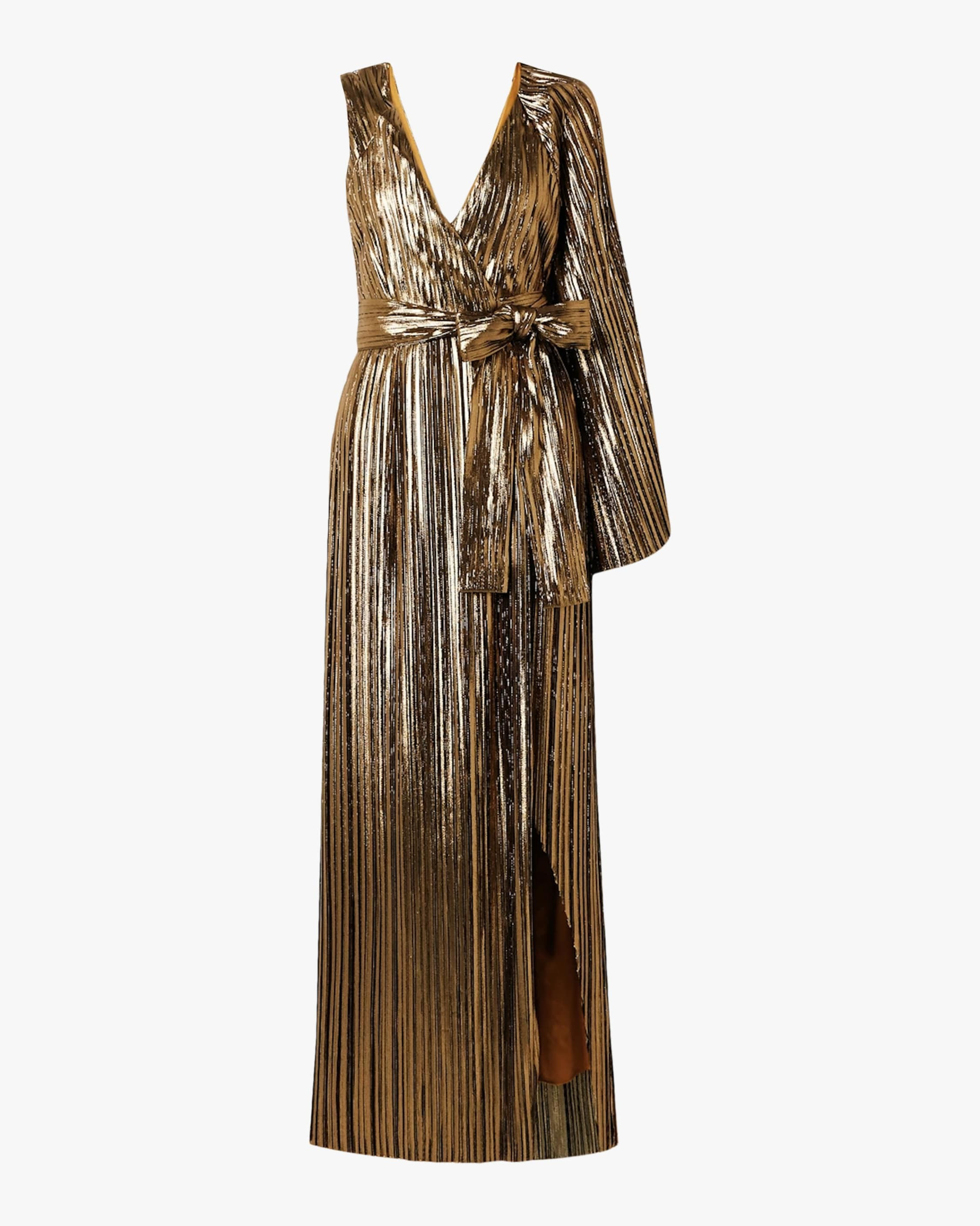 One-Sleeve Wrap Gown | Olivela