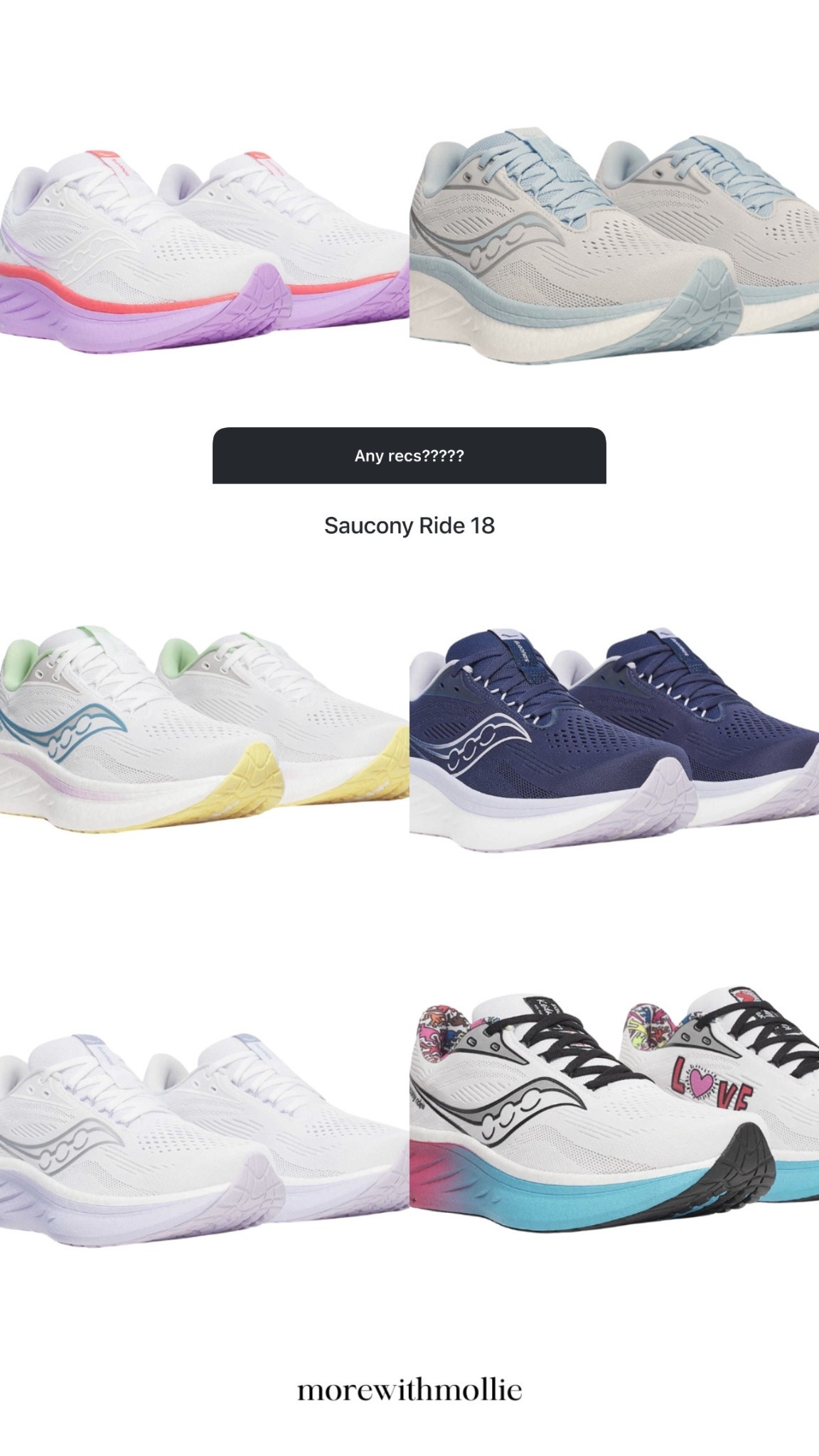 Saucony Ride 18s 

 

#LTKActive