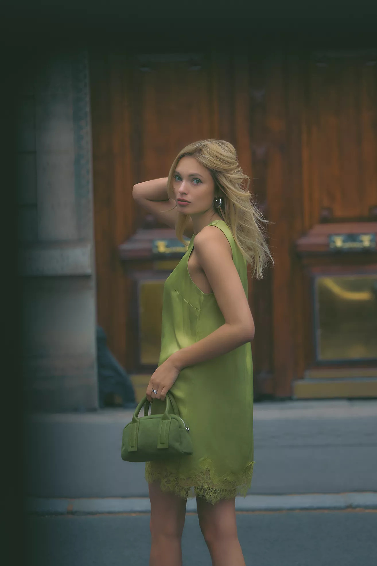 Maeve Emmy Sleeveless Swing Mini Dress | Anthropologie (US)