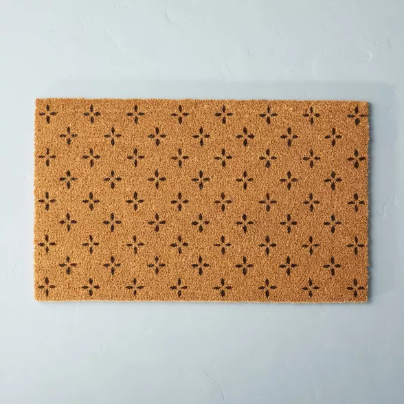 Floral Print Coir Door Mat - Hearth & Hand™ with Magnolia | Target