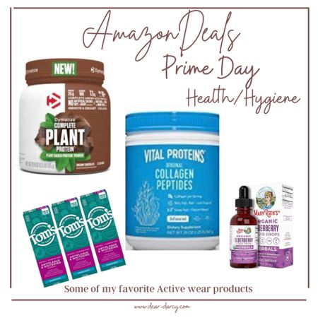 Amazon Prime Day
Health & Hygiene

Out families favorite

Powder collagen vital proteins 

Protein powder
Tom’s toothpaste 
Elderberry to stay healthy

#LTKunder50 #LTKsalealert #LTKbeauty