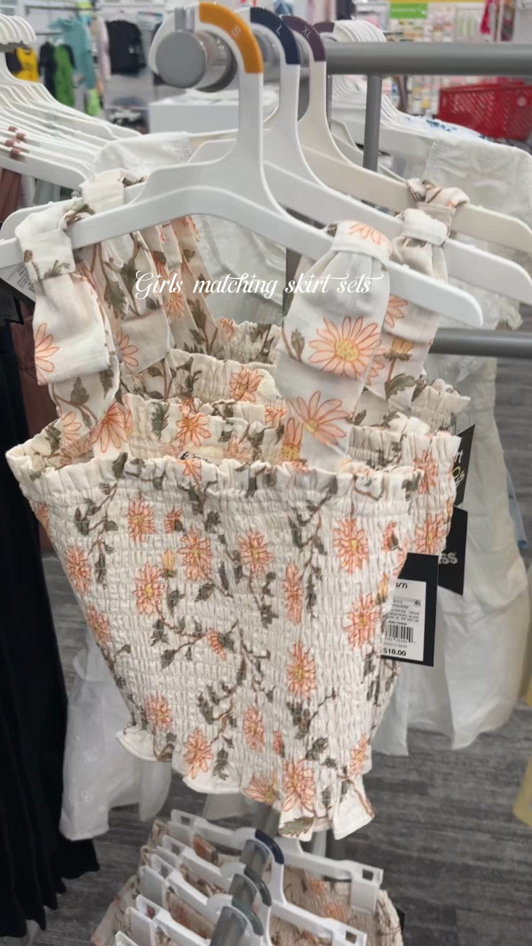 Girls smocked floral tank top and tiered skirt matching set from Target is the ultimate spring and summer outfit for kids. Featuring a stretchy smocked bodice, adjustable tie straps, and a flowy tiered floral skirt, this two-piece set is perfect for Easter outfits, spring photos, birthday parties, vacations, church, and everyday warm weather wear. Available in mint green, pink, and off white floral prints, this affordable girls fashion find is trendy, comfortable, and easy to style. If you’re looking for cute girls clothes, modest summer outfits for kids, or matching skirt sets for girls, this one is a must.

#GirlsOutfits #SpringFashion #SummerWardrobe #TargetStyle #KidsOOTD #FloralSet #AffordableFashion #MomLife #TrendyKids

#LTKKids #LTKmomlife #LTKSpringSale