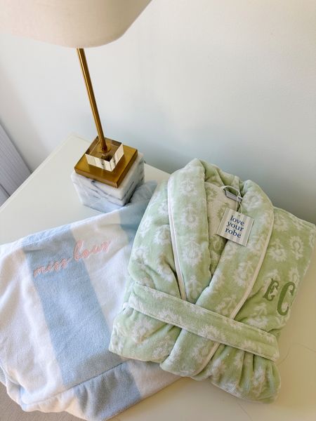 New beach bag & personalized robe from Weezie towels!

#LTKFestival #LTKSeasonal #LTKhome