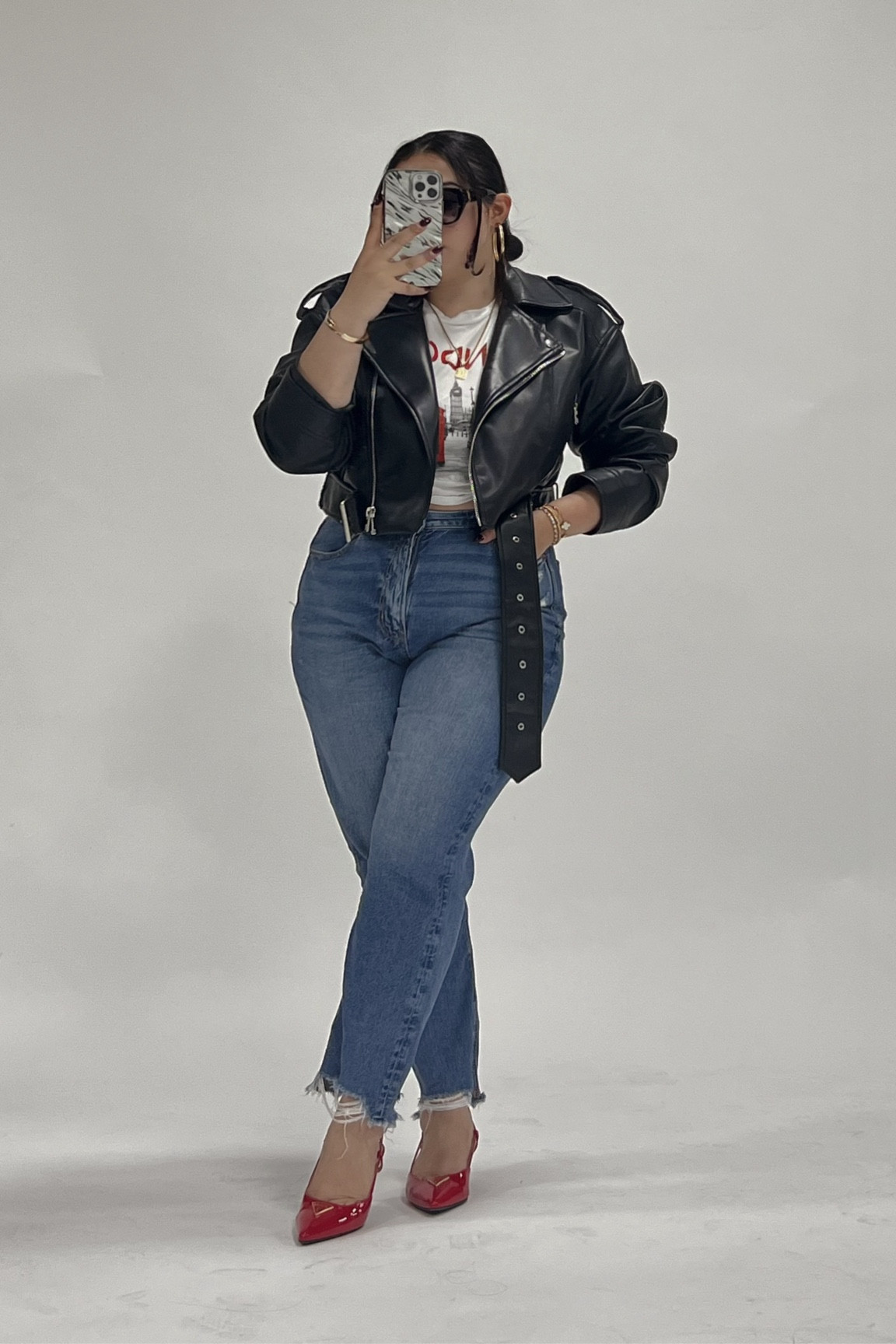 Jacket - L
Jeans - US 12 


#LTKMidsize #LTKSeasonal #LTKStyleTip