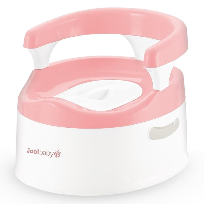 Jool Baby Potty Chair for Toddler Toilet Training - Splash Guard & Back Support (Pink) | Amazon (US)