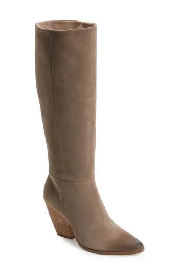 Women's Charles By Charles David Nyles Knee High Boot, Size 5 M - Beige | Nordstrom