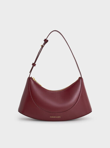 Mulberry Plum Sigrid Shoulder Bag | CHARLES & KEITH | Charles & Keith US