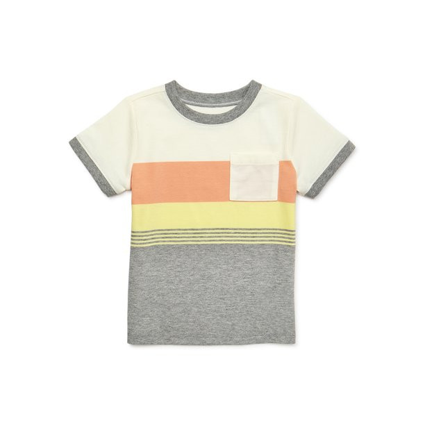 Garanimals Toddler Boy Pocket Tee with Short Sleeves, Sizes 12M-5T | Walmart (US)